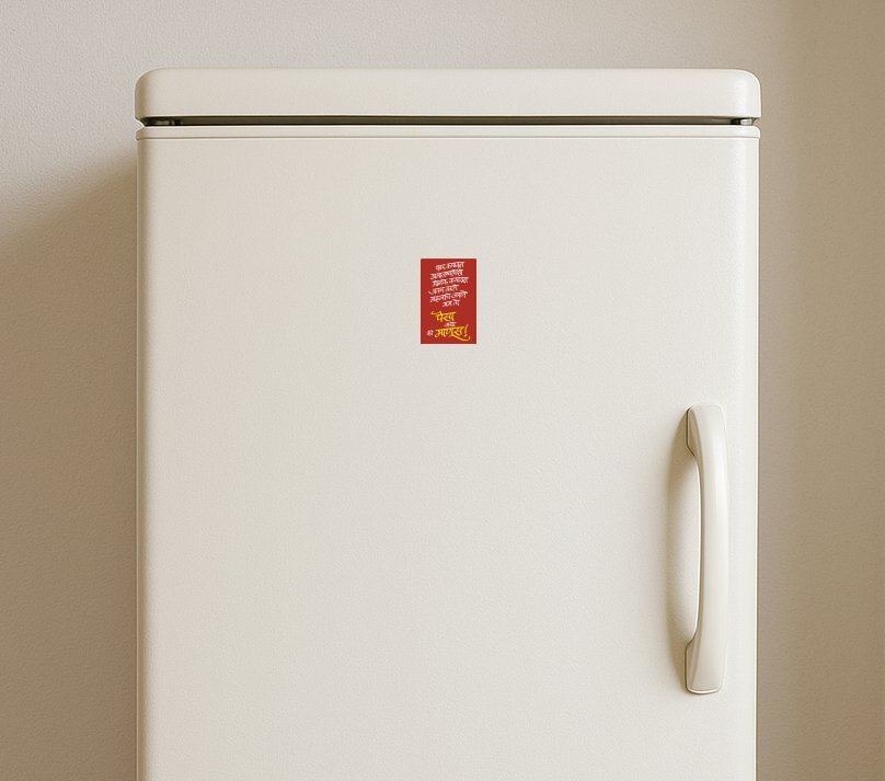 माणूस - Fridge Magnet